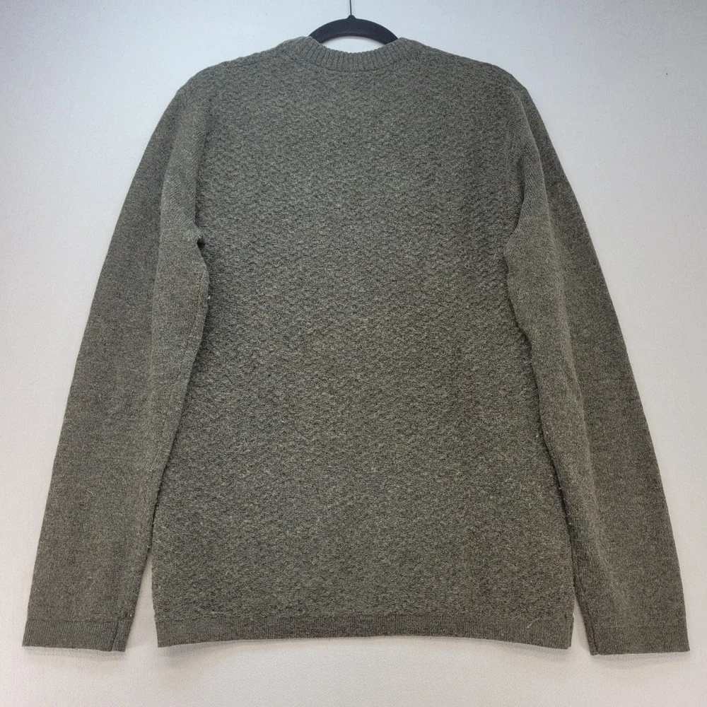 Royal Robbins Sweater Mens Medium Green Wool Blend Crewneck